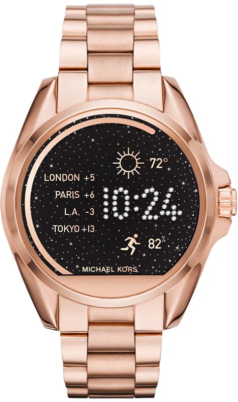 michael kors 4th generation smart watch|rose gold mk smart watch.